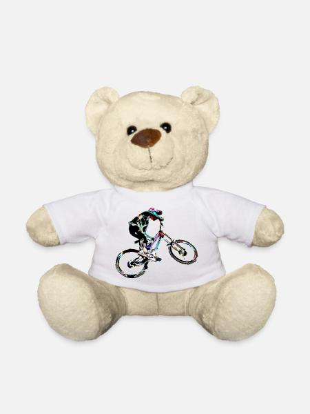 Downhill-Mountainbiken - Teddy - Weiß
