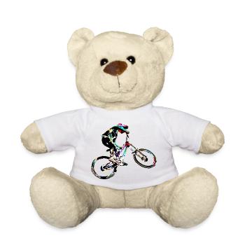 vtt descente - Nounours - blanc - Devant