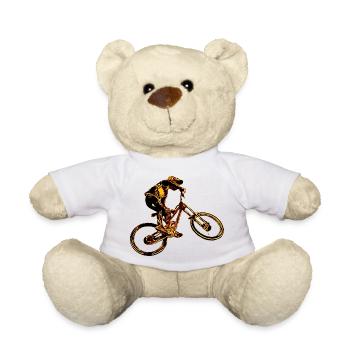 vtt descente - Nounours - blanc - Devant