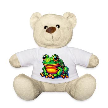 Frog - Teddy Bear - white - Front