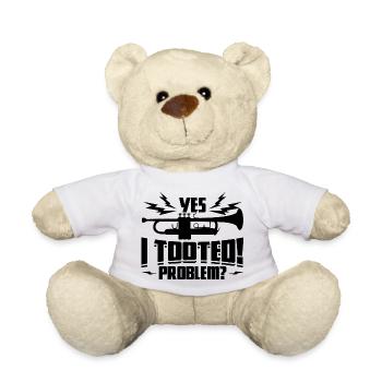 Trompeter Zitat - Teddy - Weiß - Vorne