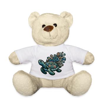 Tortue marine - Nounours - blanc - Devant
