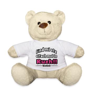 lönd mi etz eifach mol in Rueh - Teddy - Weiß - Vorne