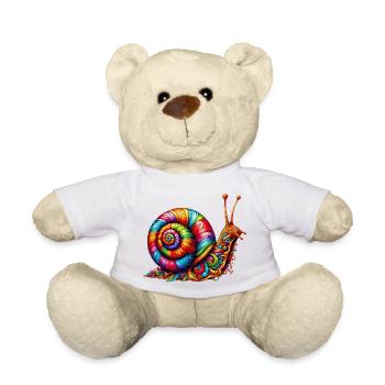 Schnecke - Teddy - Weiß - Vorne