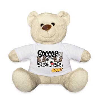 BUT DE MAMAN DE SOCCER - Nounours - blanc - Devant