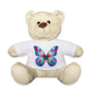 Schmetterling - Teddy - Weiß - Vorne