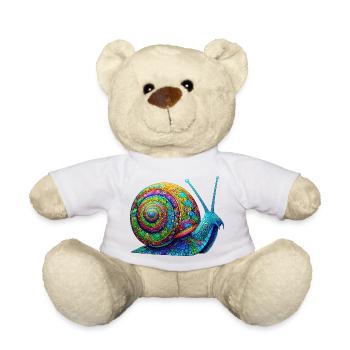 Schnecke - Teddy - Weiß - Vorne