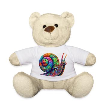 Schnecke - Teddy - Weiß - Vorne