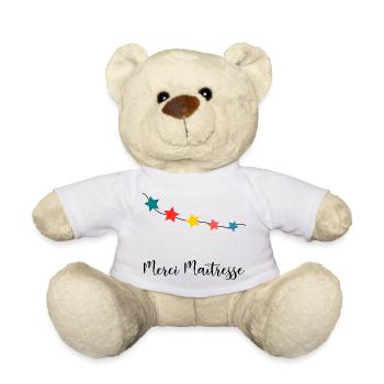 MISTRESS. THANK YOU. THANK YOU MISTRESS. GIFT - Teddy Bear - white - Front