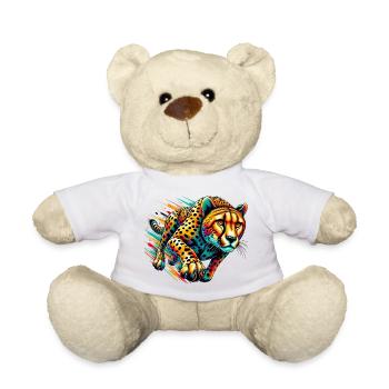 Cheetah - Teddy Bear - white - Front