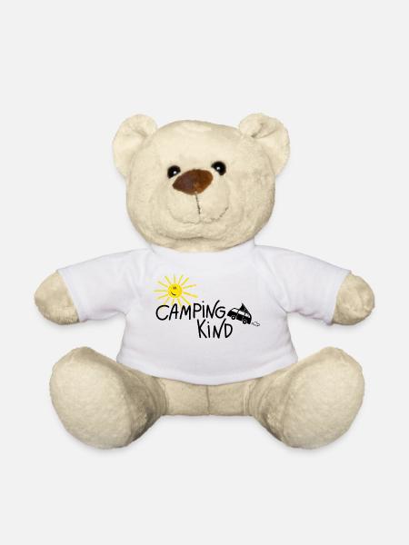 Camping Kind Van - Teddy - Weiß