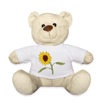 Clothing and accessories for the whole family with Girasol - Teddy Bear - white - Front