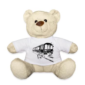 Graphique ferroviaire - Nounours - blanc - Devant