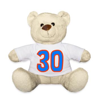 30. 30 YEARS. 30th ANNIVERSARY. 30 YEARS ANNIVERSARY. - Teddy Bear - white - Front