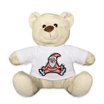 Père Noël - Nounours - blanc - Devant