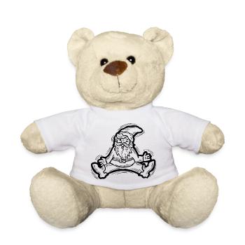 Père Noël - Nounours - blanc - Devant