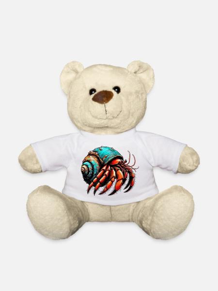 Bernard l'ermite - Nounours - blanc