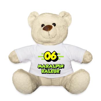 Complaining Maralpin - Teddy Bear - white - Front