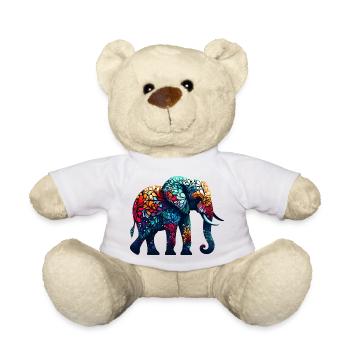 Elefant - Teddy - Weiß - Vorne