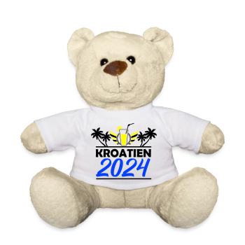 Croatia 2024 - Teddy Bear - white - Front