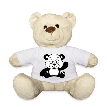 pandabär cute - Teddy - Weiß - Vorne
