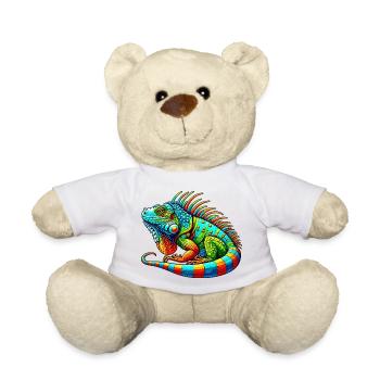 Iguana - Teddy Bear - white - Front