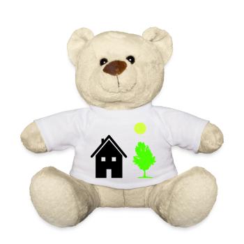 House Tree - Teddy Bear - white - Front