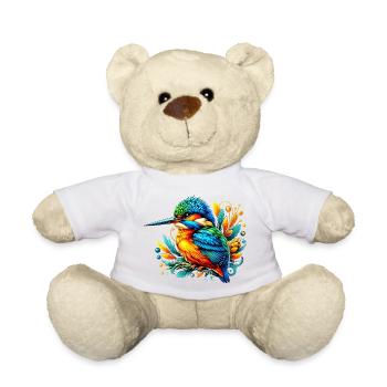 Kingfisher - Teddy Bear - white - Front