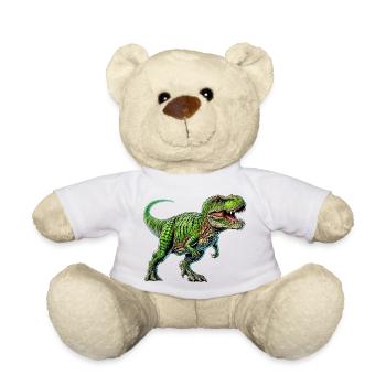 Dinosaur - Teddy Bear - white - Front