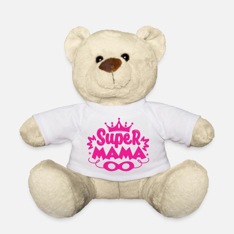 Super mom - Teddy Bear - white