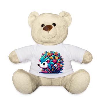 Hedgehog - Teddy Bear - white - Front