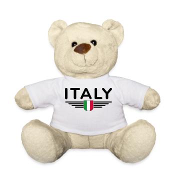 I Love Italy Tenue T-Shirt Design - Nounours - blanc - Devant