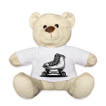 Roller Skates Zeichnung - Teddy - Weiß - Vorne