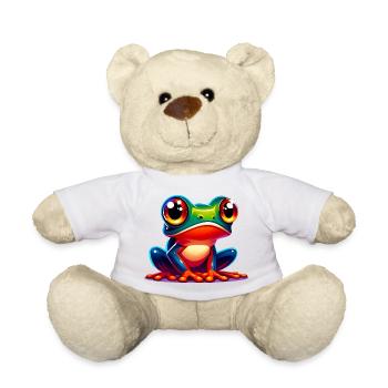 Frog - Teddy Bear - white - Front