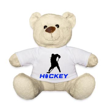 Hockey Players - Teddy Bear - white - Front