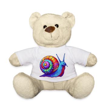 Schnecke - Teddy - Weiß - Vorne