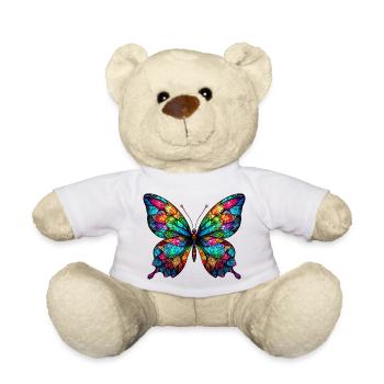 Schmetterling - Teddy - Weiß - Vorne