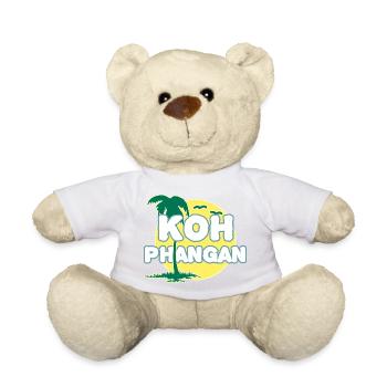 Full Moon Palm Tree K8h Phangan - Teddy Bear - white - Front