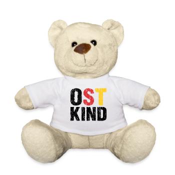 Ost Kind DDR Osten Ossi - Teddy - Weiß - Vorne