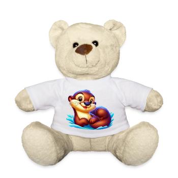 Otter - Teddy Bear - white - Front