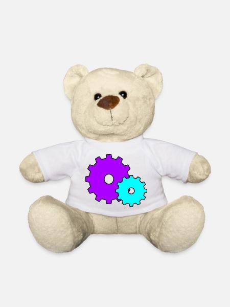 Clockwork - Teddy Bear - white