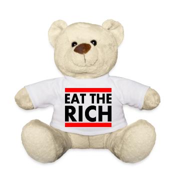 Eat the rich - Teddy - Weiß - Vorne