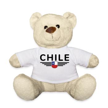 Chile Design – For fans and lovers - Teddy Bear - white - Front