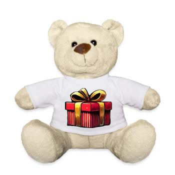 Cadeau - Nounours - blanc - Devant