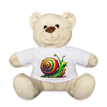 Schnecke - Teddy - Weiß - Vorne