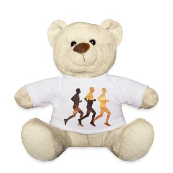 Perfect gift for endurance athletes - Teddy Bear - white - Front