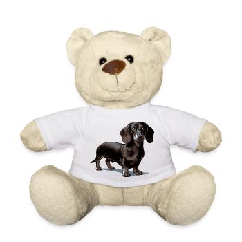 Dackel - Teddy - Weiß - Vorne