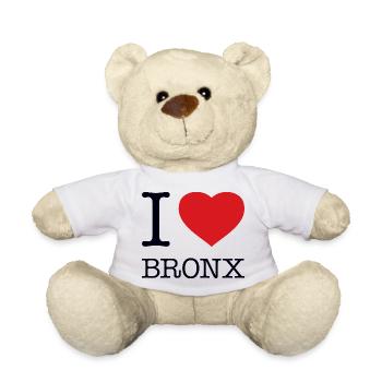 I LOVE BRONX - Teddy - Weiß - Vorne