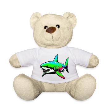 Requin - Nounours - blanc - Devant