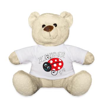 Enfants Bug Drôle Mignon Coccinelle Chambre d’enfant - Nounours - blanc - Devant